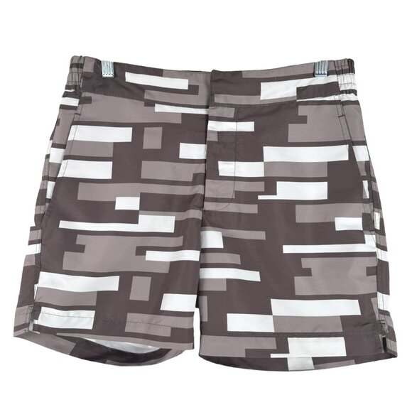 Aman X Frescobol Carioca Swim Trunks Shorts Size 32 Printed SW-2049